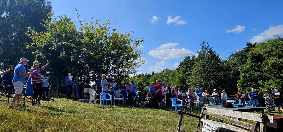 Beulah hosts an open-air Christian service in August each Sunday at 11:00 am.